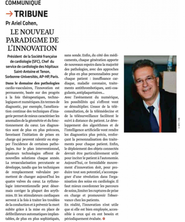SFC - Tribune Le Monde - Ariel Cohen 29-09-2020